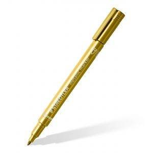 STAEDTLER METALIK MARKER ZLATEN-STAEDTLER METALLIC MARKER GOLD-832311-